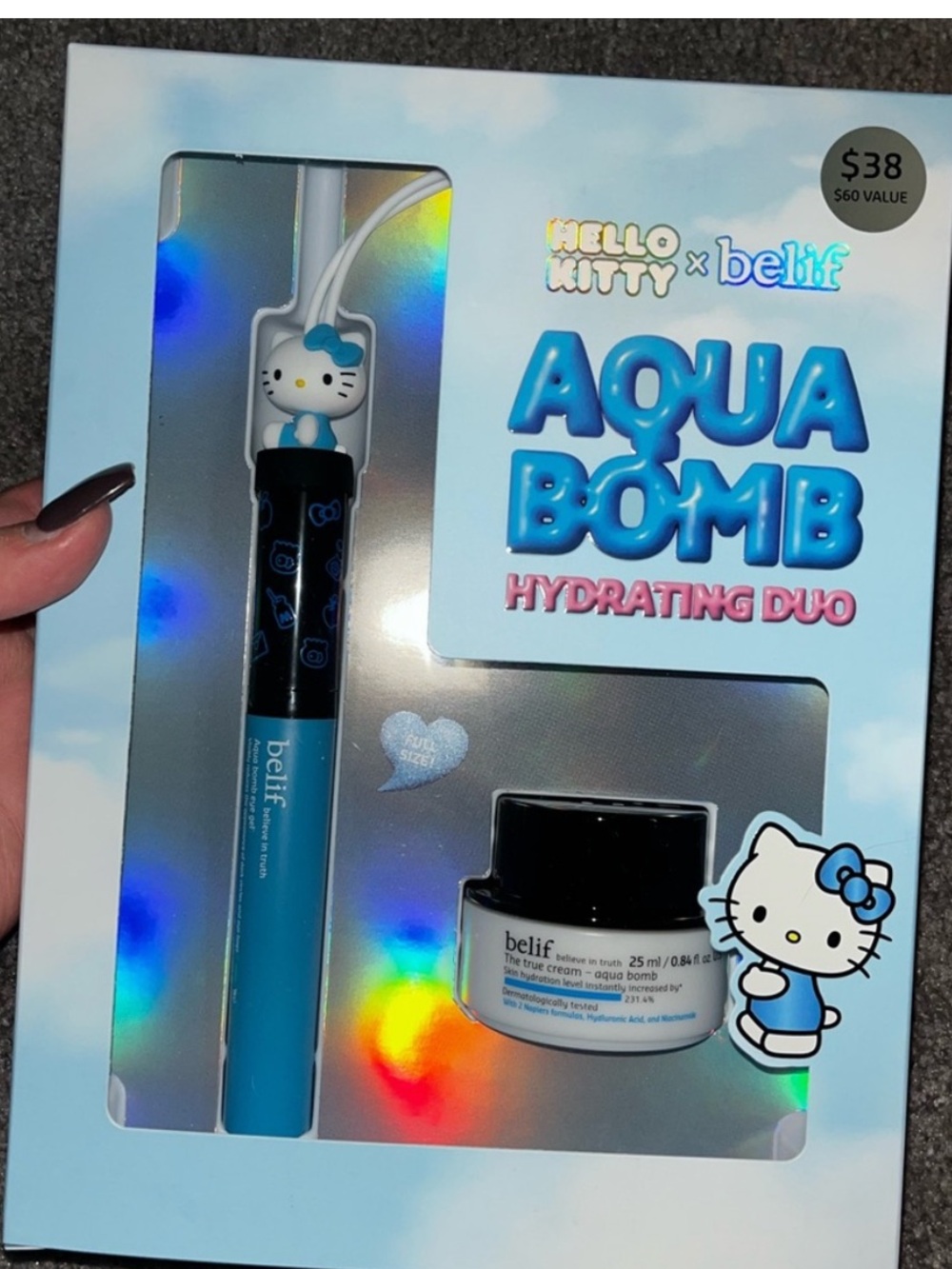 Hello Kitty x Belif Aqua Bomb Hydrating Duo